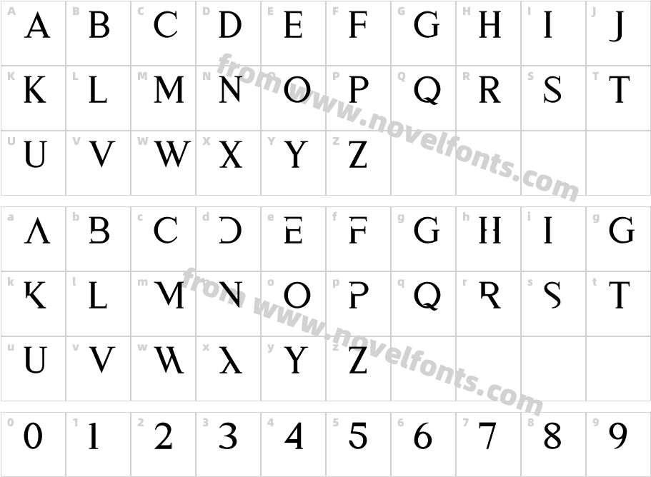 AspalCharacter Map