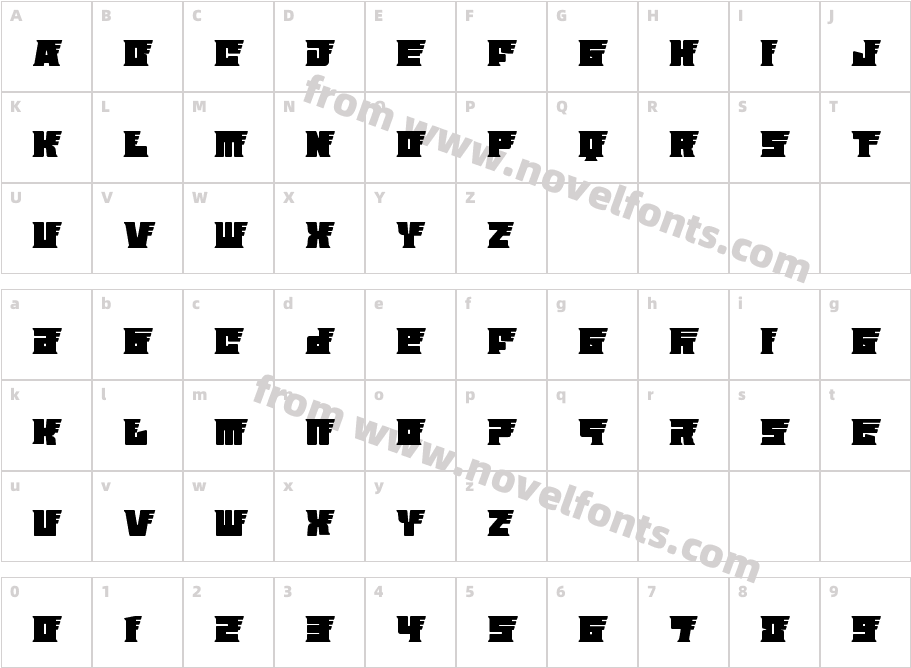 Astral Zenith TwelveCharacter Map