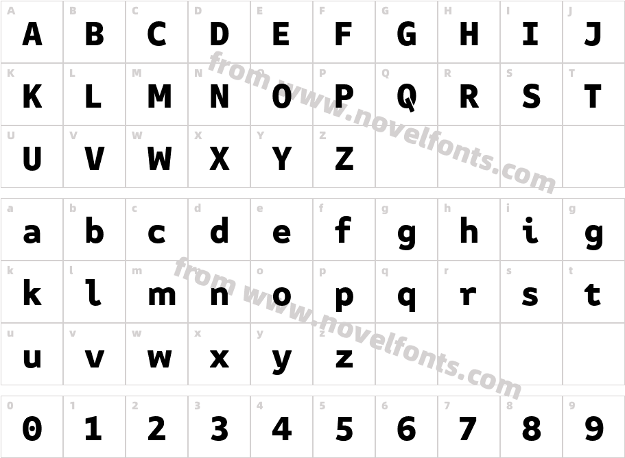 Attribute Text BlackCharacter Map