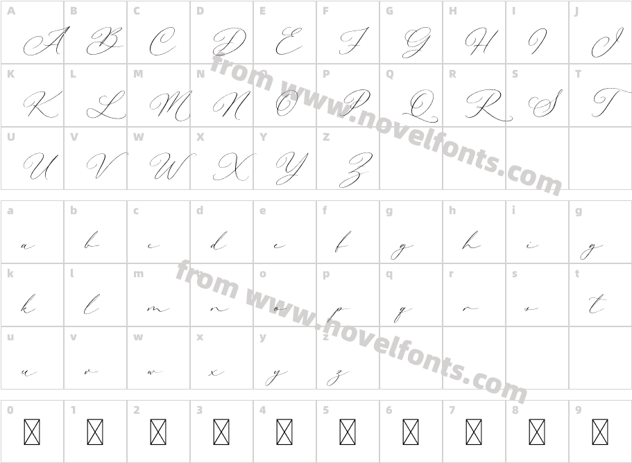 LaBelleDemoVersionRegularCharacter Map