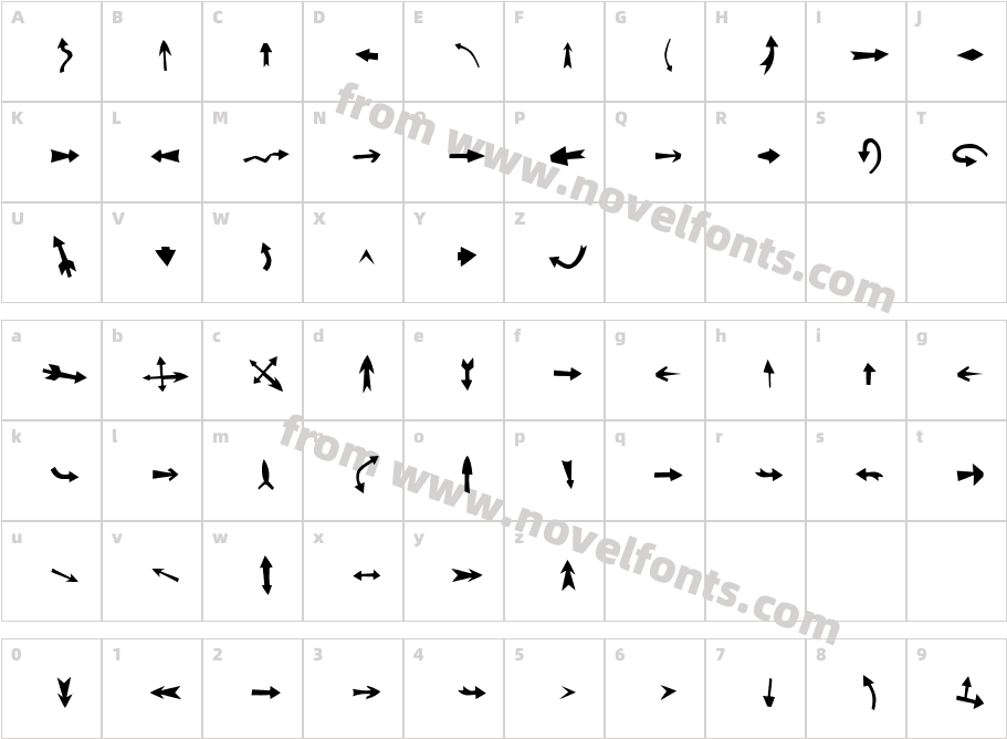 LaGirouetteCharacter Map