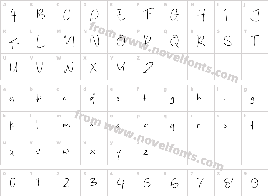 AuthologyCharacter Map