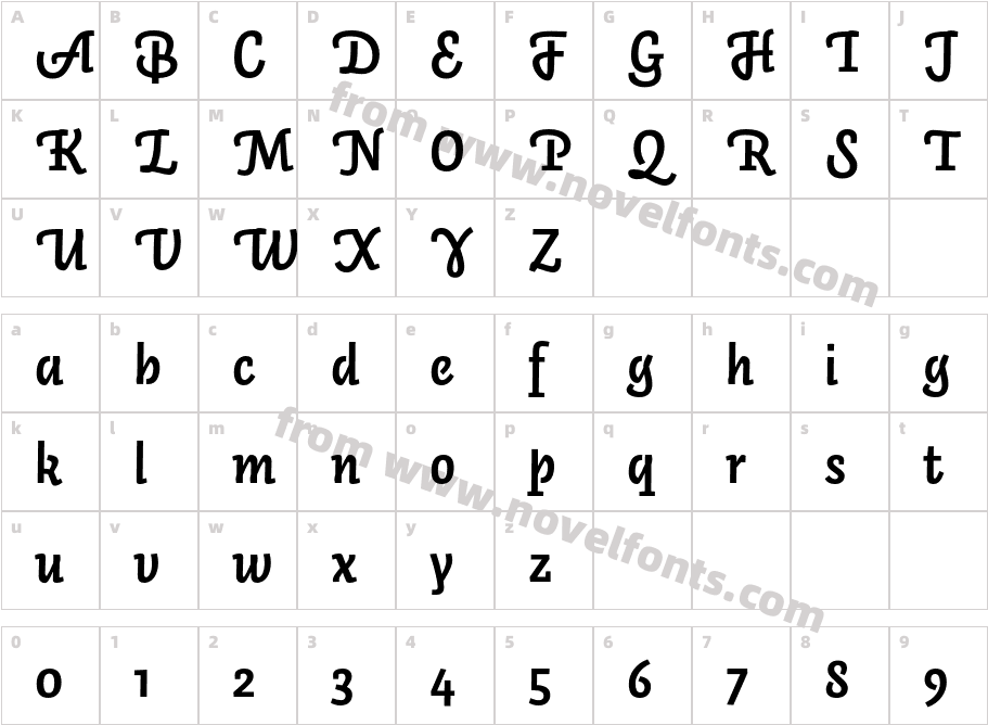 Auto Pro Bold Italic 3Character Map