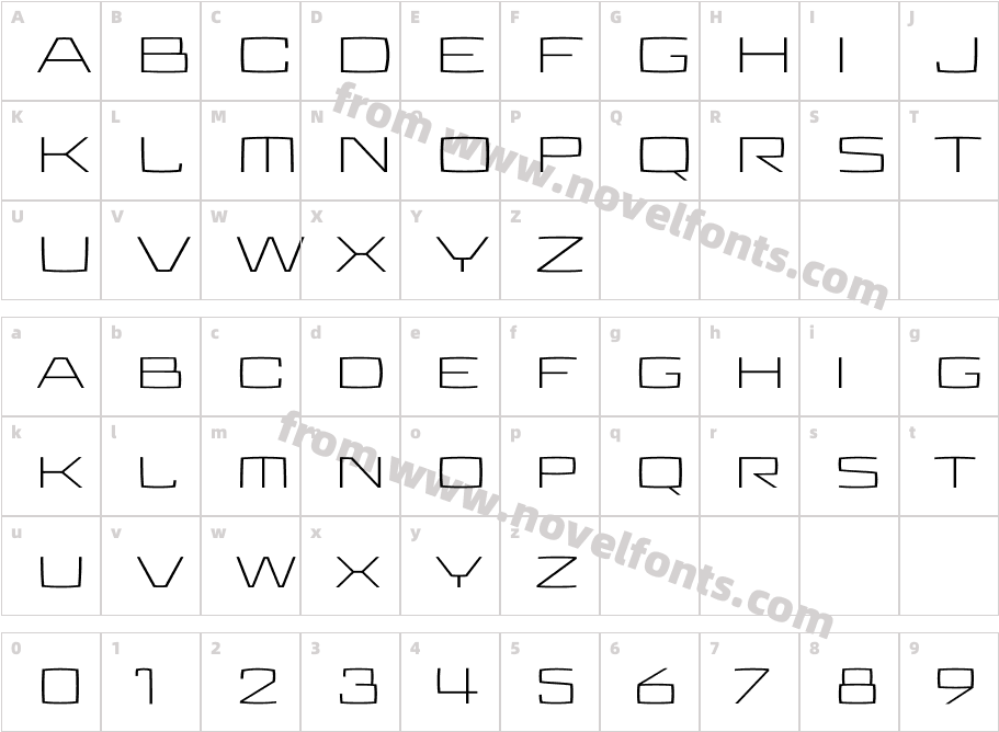 Aviano Future W01 LightCharacter Map