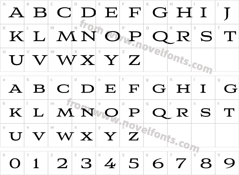 Aviano Wedge BoCharacter Map