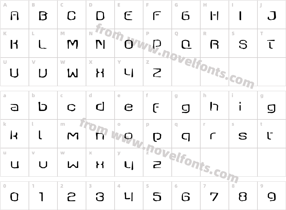 Axaxax GauntCharacter Map