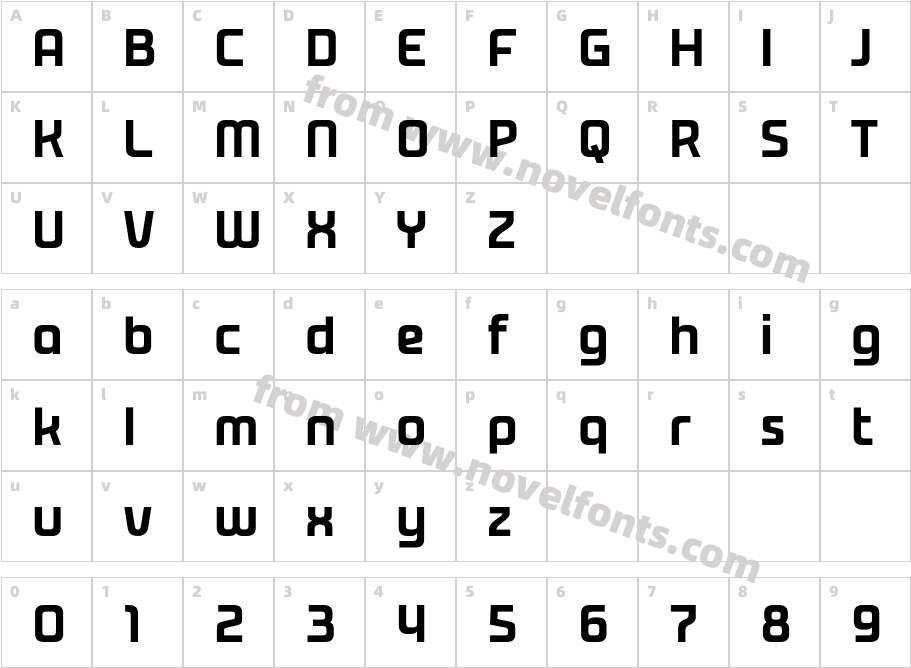 Axis RegularCharacter Map
