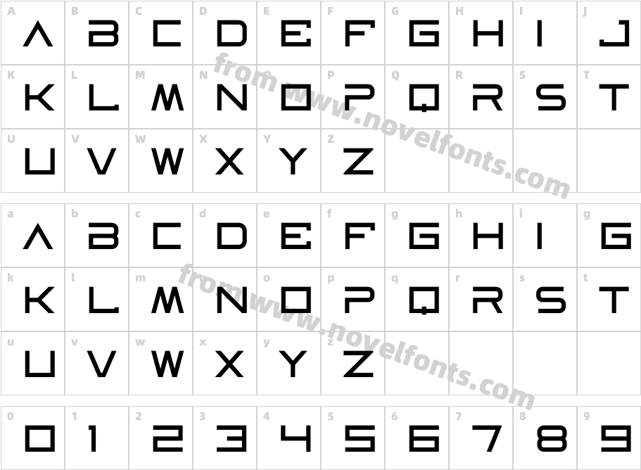 Azhuira RegularCharacter Map