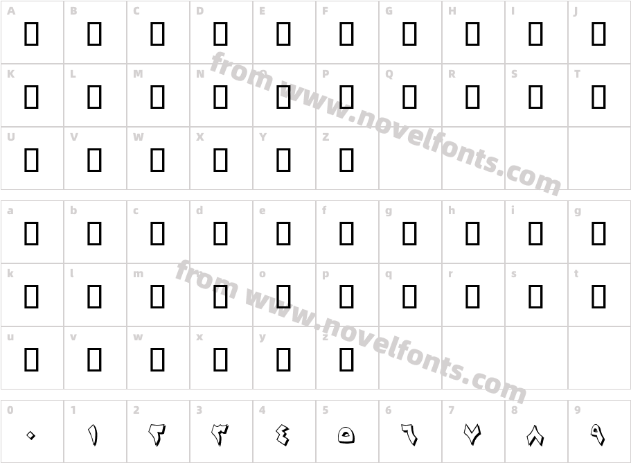 B Majid ShadowCharacter Map