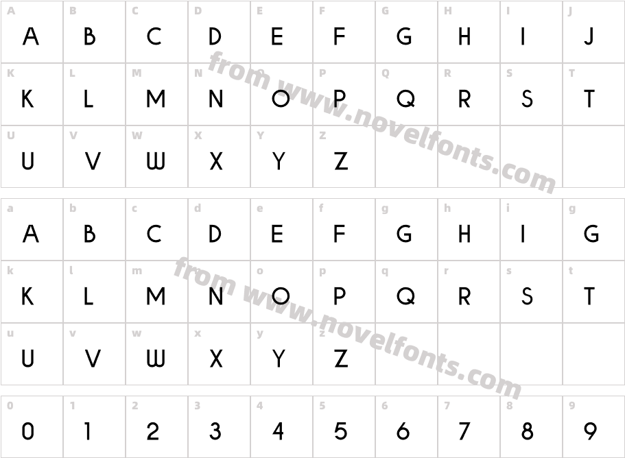 BOLDE LightCharacter Map