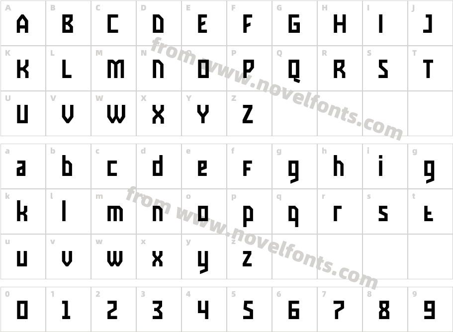 BYTES RegularCharacter Map