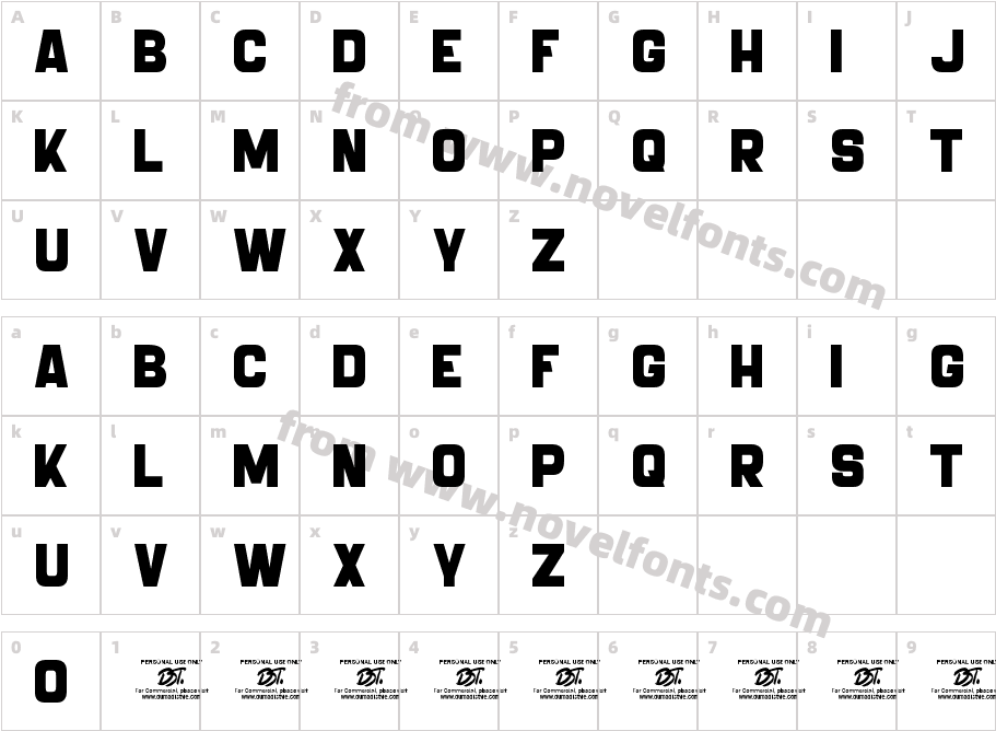 Babell BoldCharacter Map