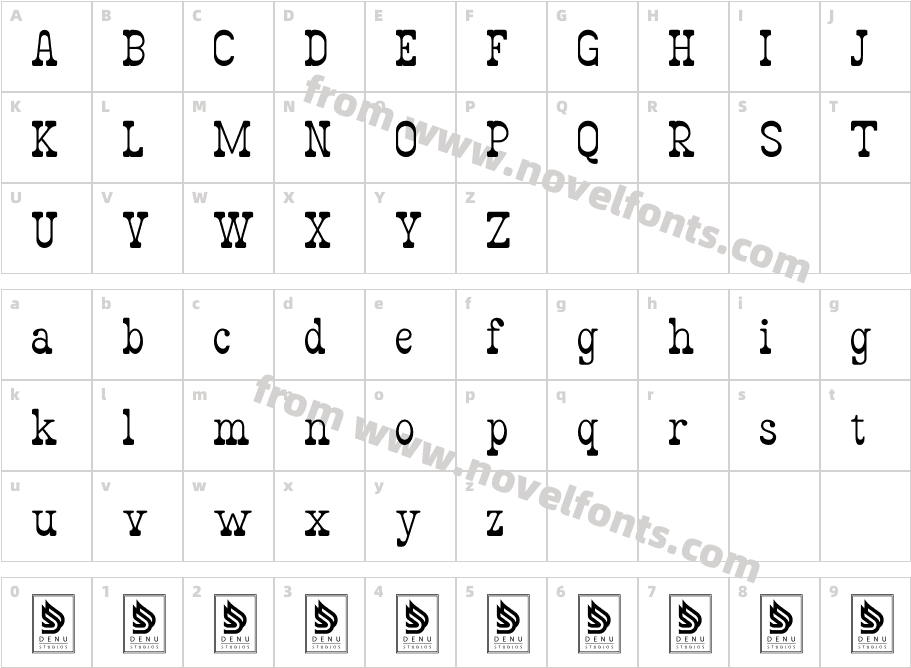 BadamyCharacter Map