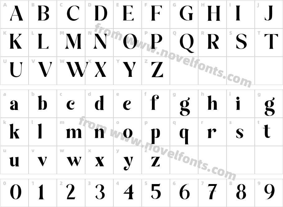 Bagilean Geliayditan MediumCharacter Map
