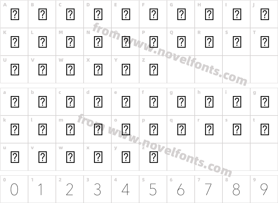 BaiduSD NumberCharacter Map