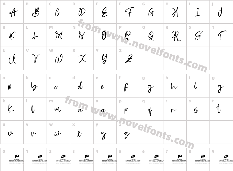 Bailett HandDEMOCharacter Map