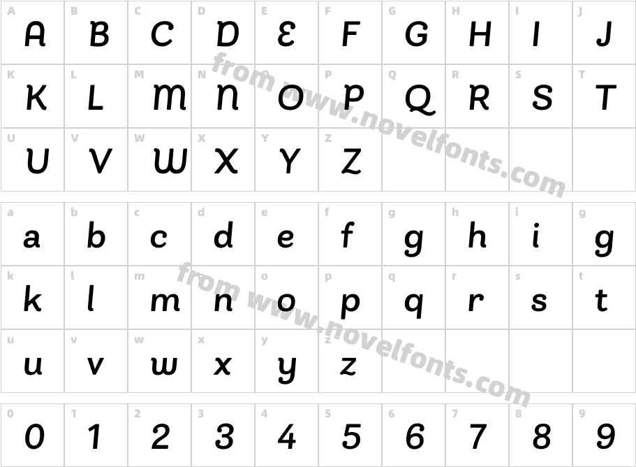 Bakewell W05 Bold ItalicCharacter Map