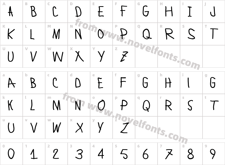 Lamiar BoldCharacter Map