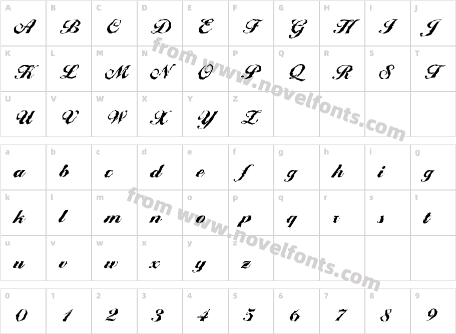 Ballantines Random Heavy RegularCharacter Map