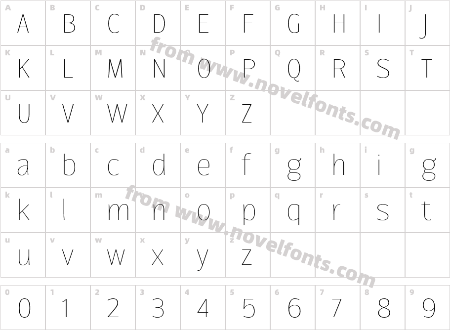 Ballarih ThinCharacter Map