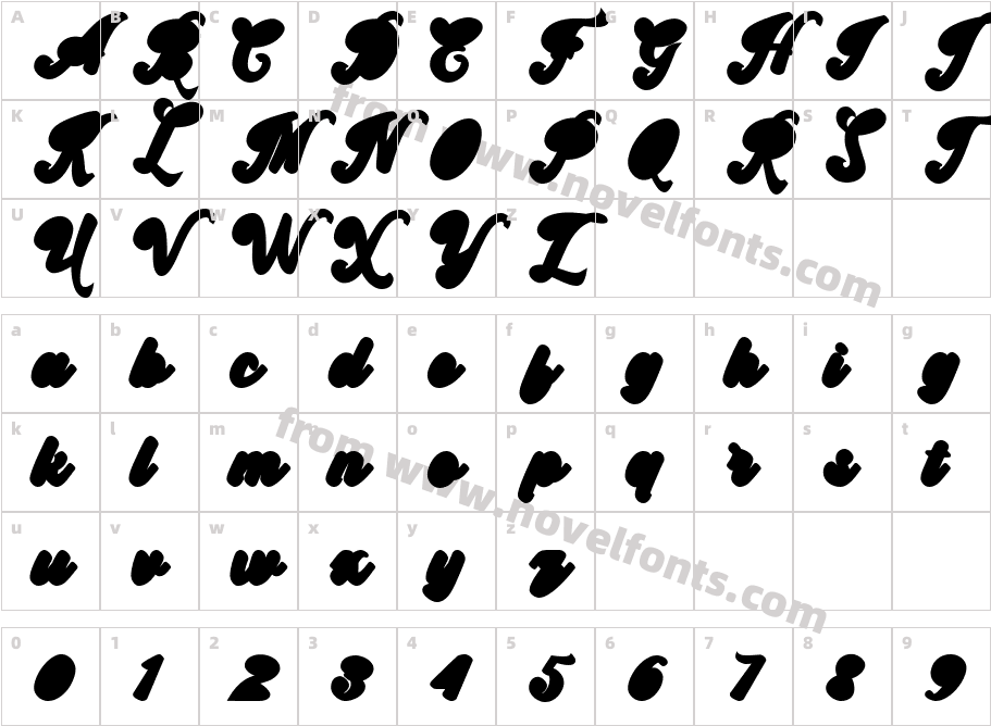 Ballingtone ExtrudeCharacter Map