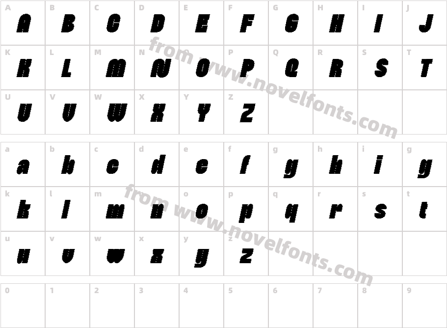 Bamboly Pixel Demo RegularCharacter Map