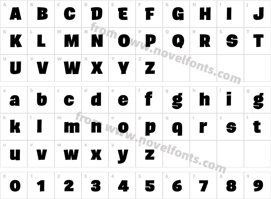 Barbieri BlackCharacter Map