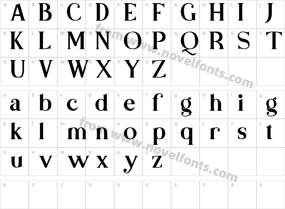 Basics Serif Free RegularCharacter Map