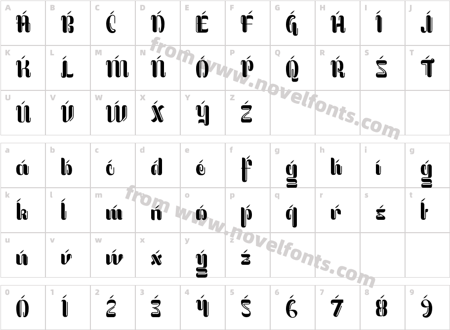 Batik Blend FourCharacter Map