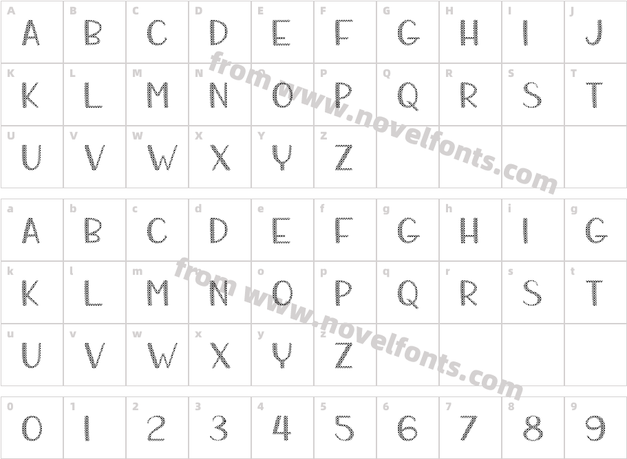 BatikCharacter Map