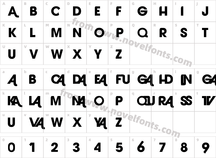 Laranjha Pro RegCharacter Map