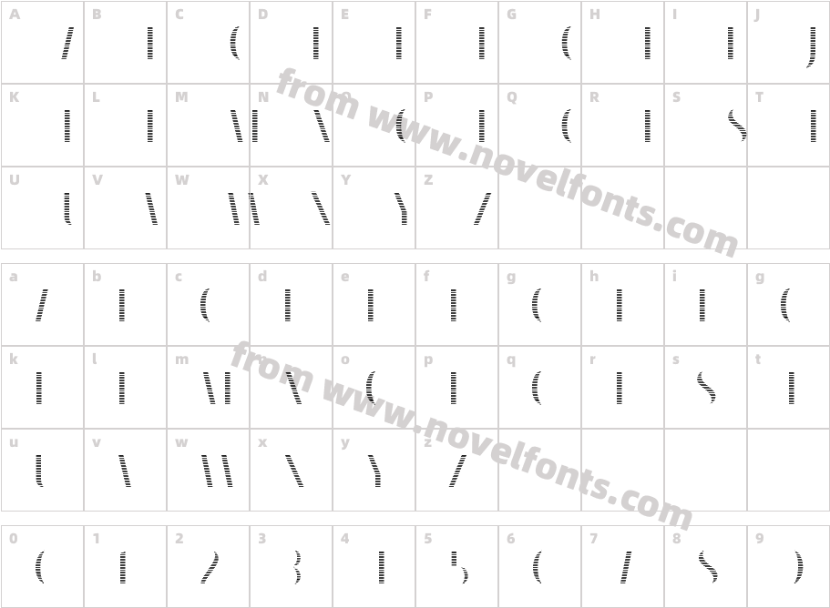 Beijin HatchCharacter Map