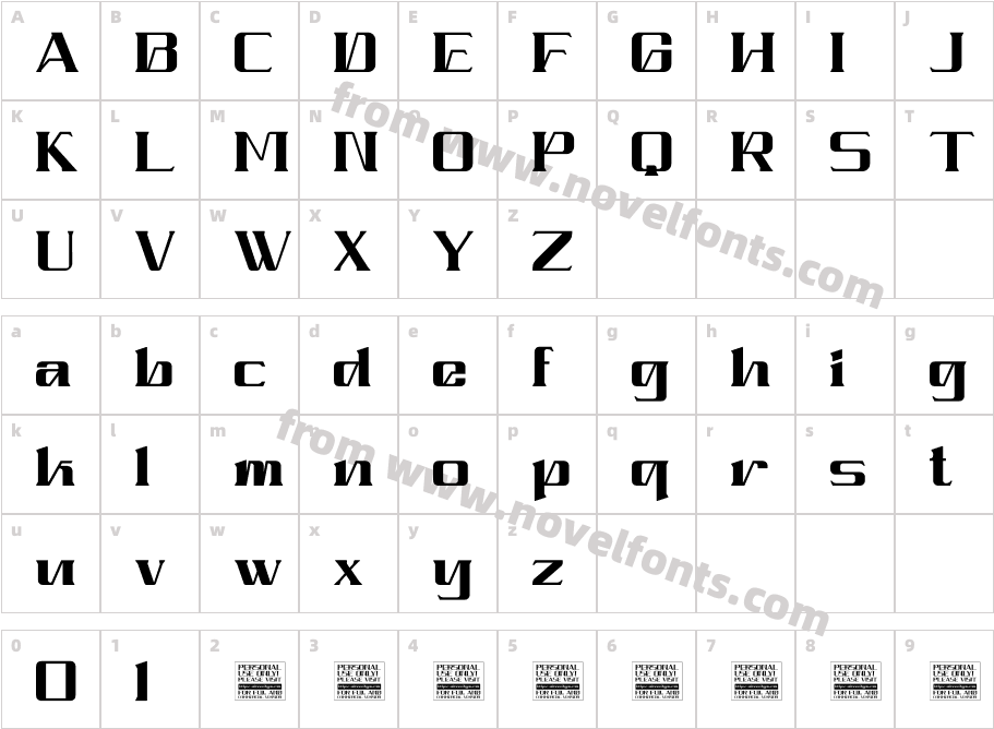 BeilloneCharacter Map