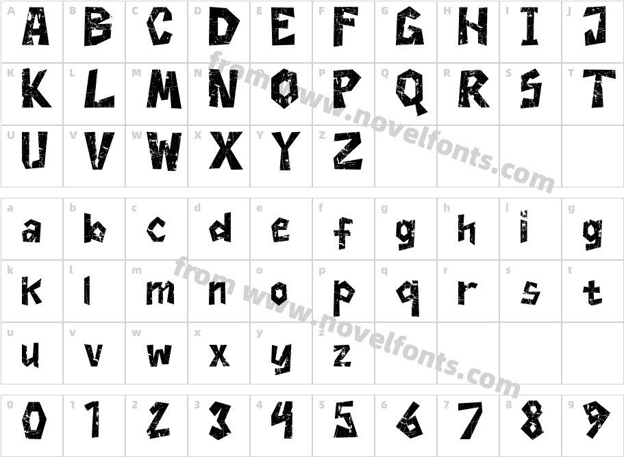 BeldgoCharacter Map