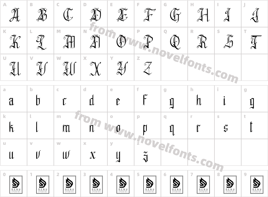 BelingalCharacter Map