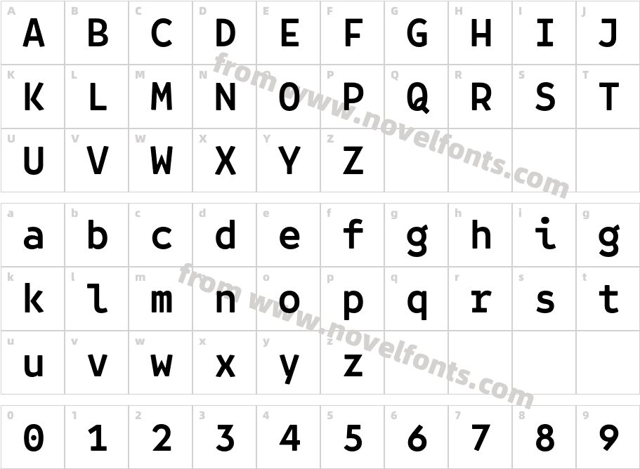 Belinsky BoldCharacter Map