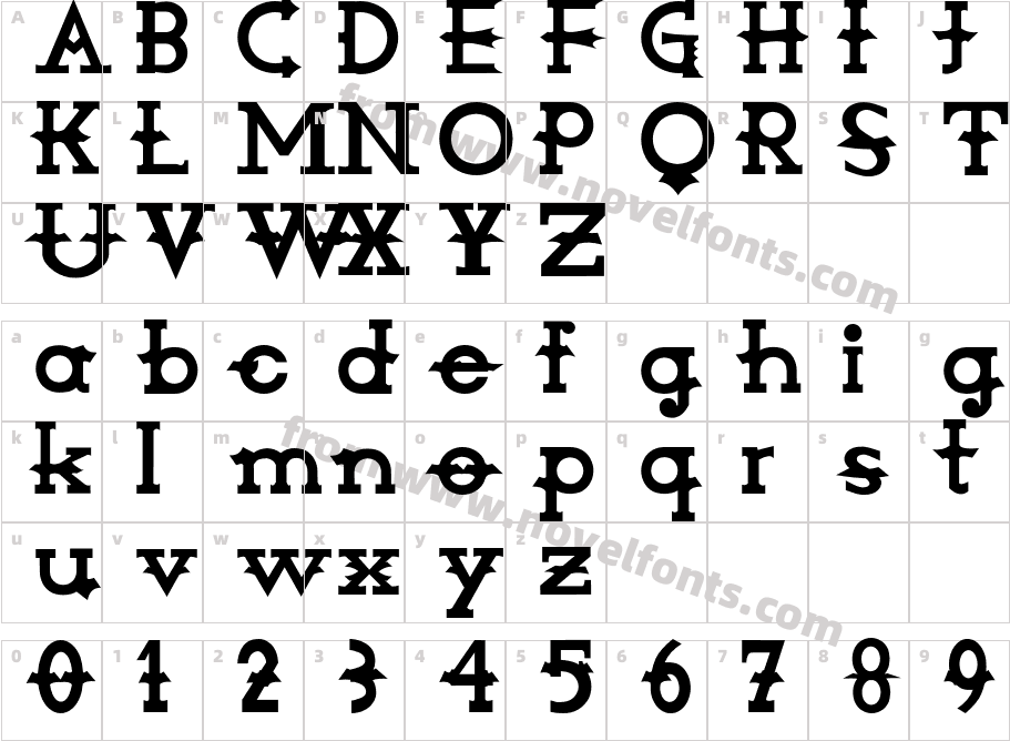 Amorphica NormalCharacter Map