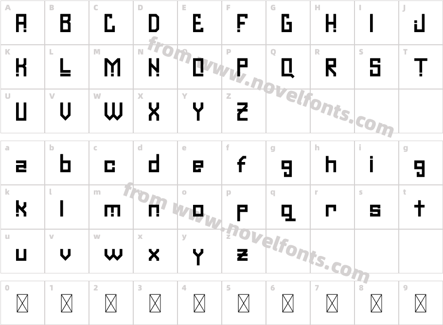 Latelo-DemoCharacter Map