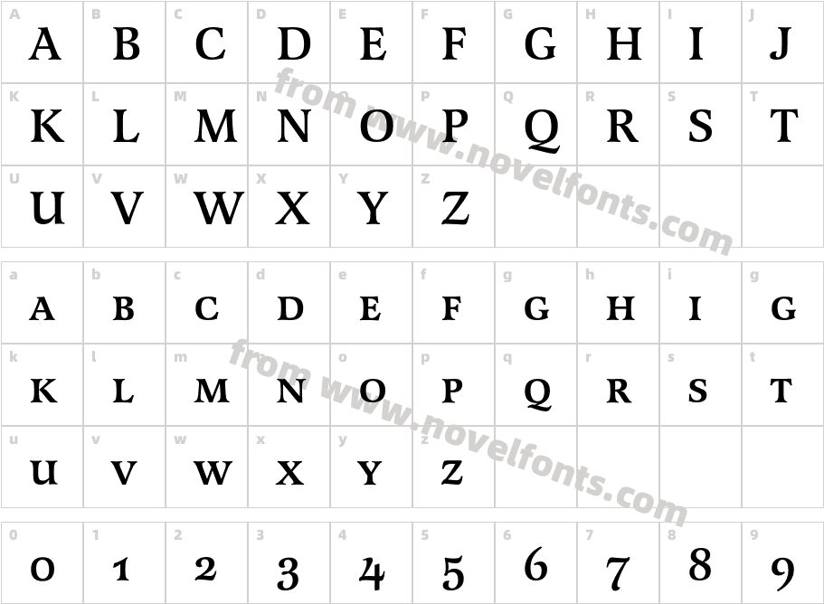 LatienneEF-MediumSCCharacter Map