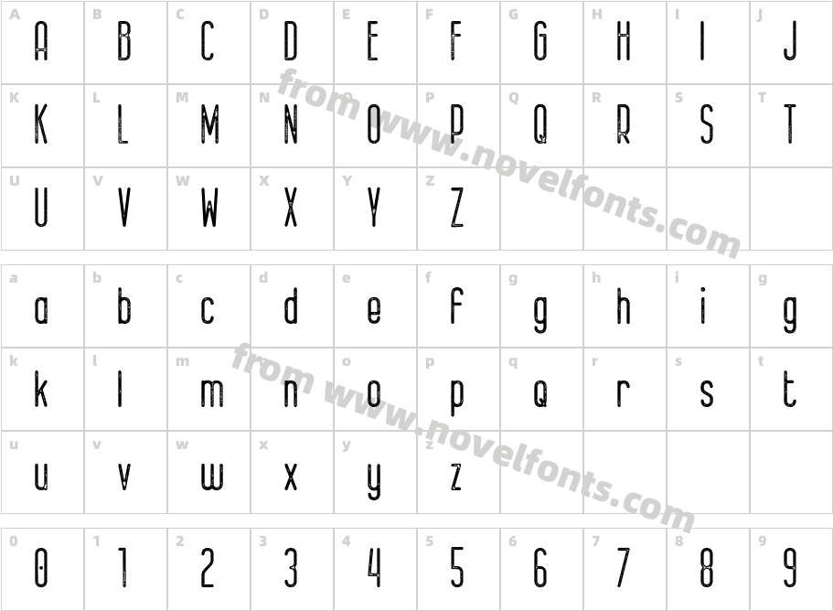 Bernound RoughCharacter Map