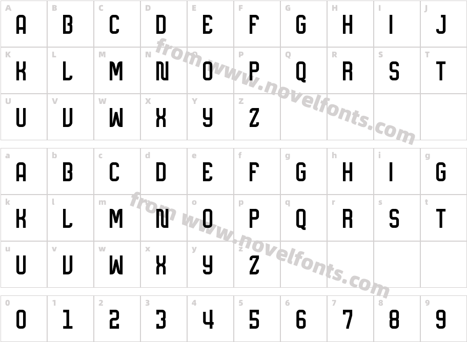 Berryl Sans DEMO fontCharacter Map