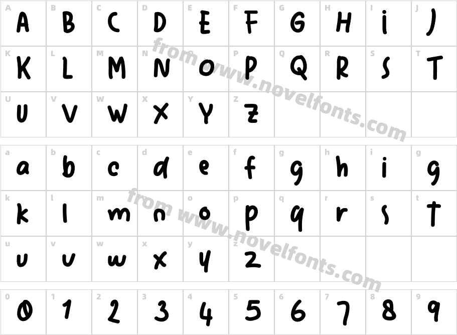 Latso Free Personal UsedCharacter Map