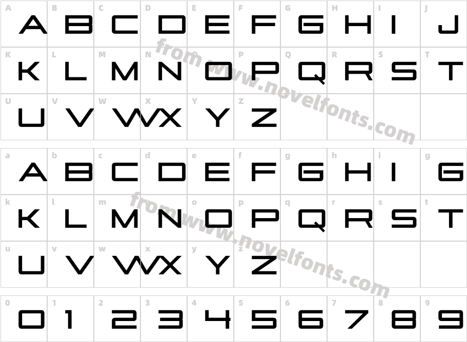 Bestari BoldCharacter Map