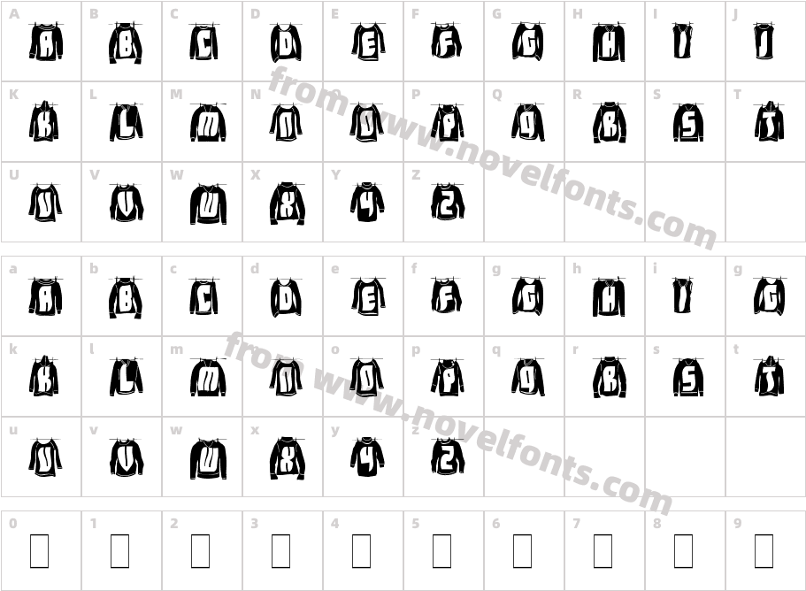 Laundry DayCharacter Map