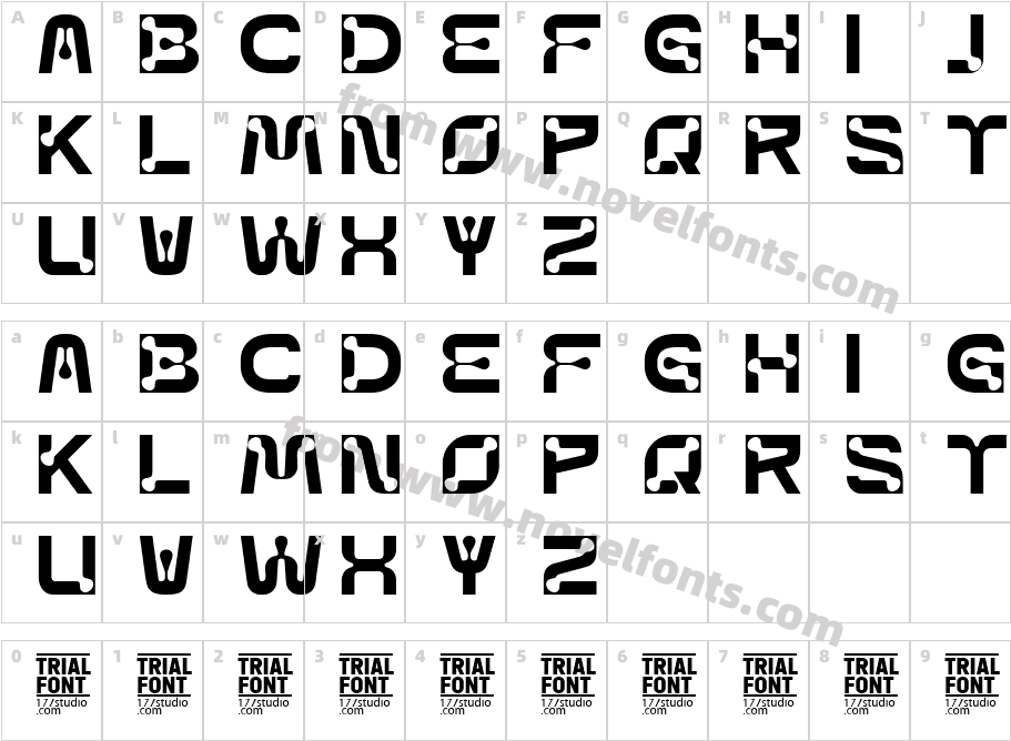Between Campbell Demo RegularCharacter Map