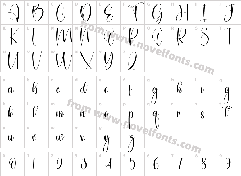 Bilateral RegularCharacter Map