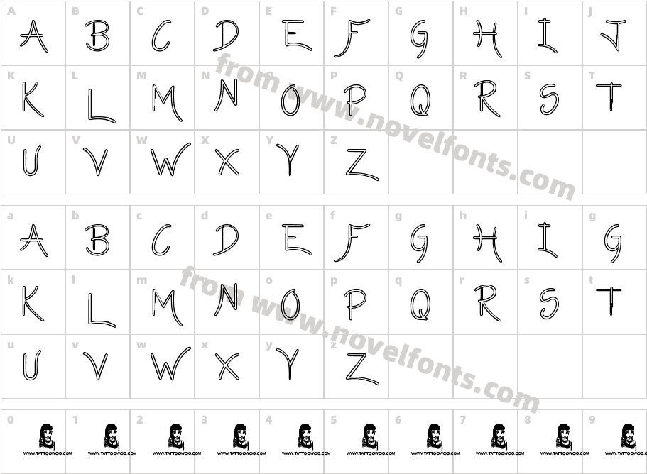 Lazy Girls hollowCharacter Map