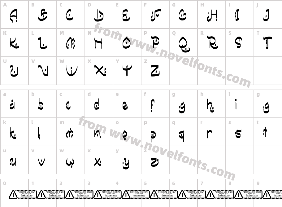 Bismillah PERSONAL USE ONLY!Character Map