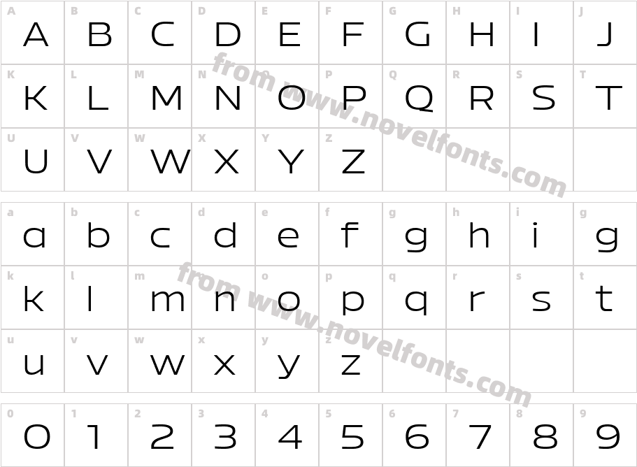 Bizmo LightCharacter Map