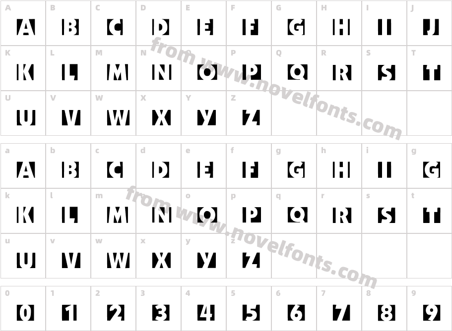 Black Box RegularCharacter Map